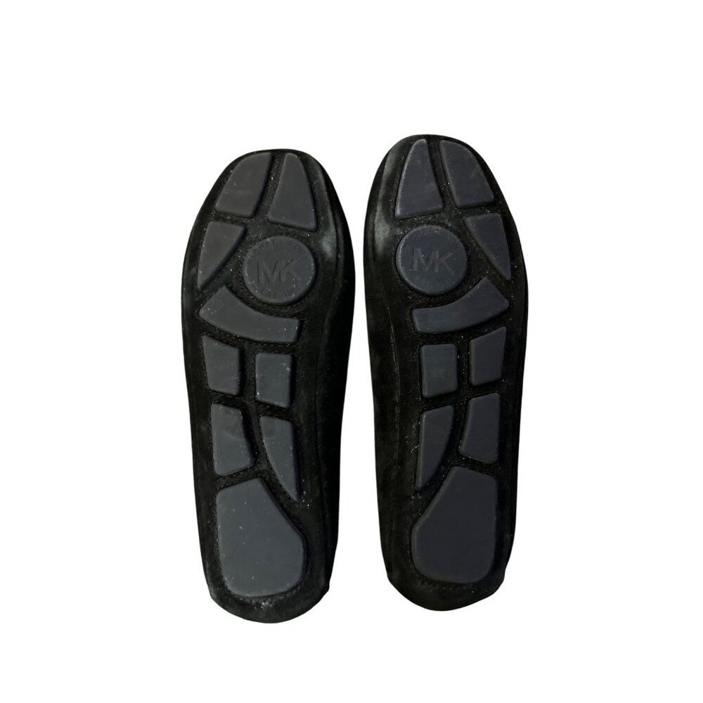 Michael Michael Kors Womens Black Suede Gloria Moc Driving Flats Size 6M Leather - Picture 11 of 15